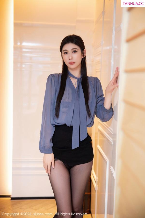 李雅柔  [XiuRen]高清写真图 2023.01.12 No.6122 李雅柔182CM 黑丝美腿第10张图片